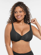 MyCurve Underwire Adjustable Deep V-neck Bra