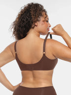 MyCurve Underwire Adjustable Deep V-neck Bra