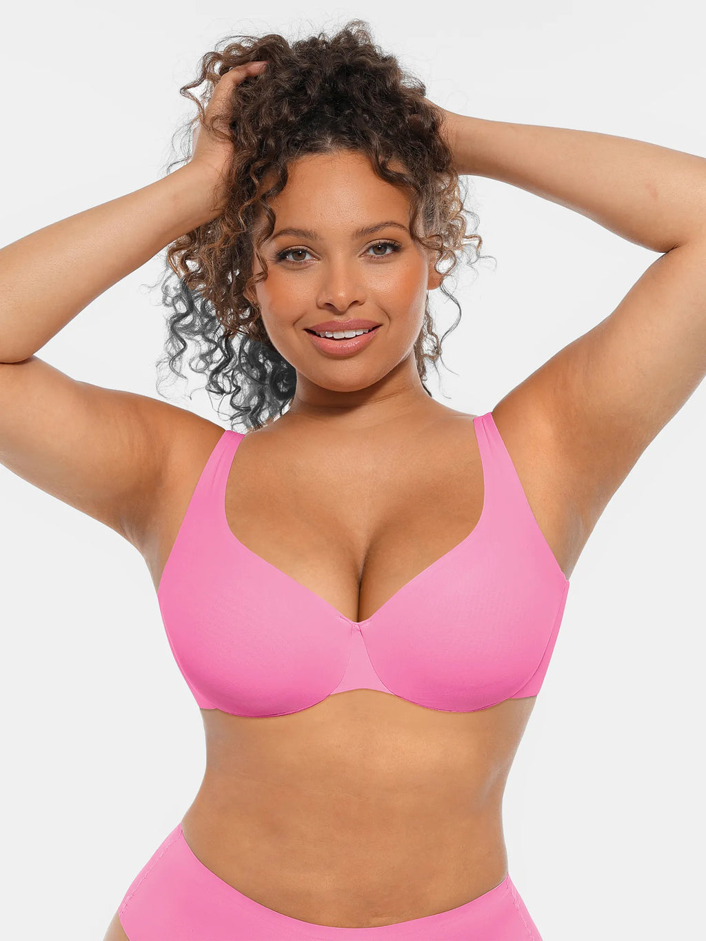 MyCurve Adjustable Deep V-Neck Underwire Bra
