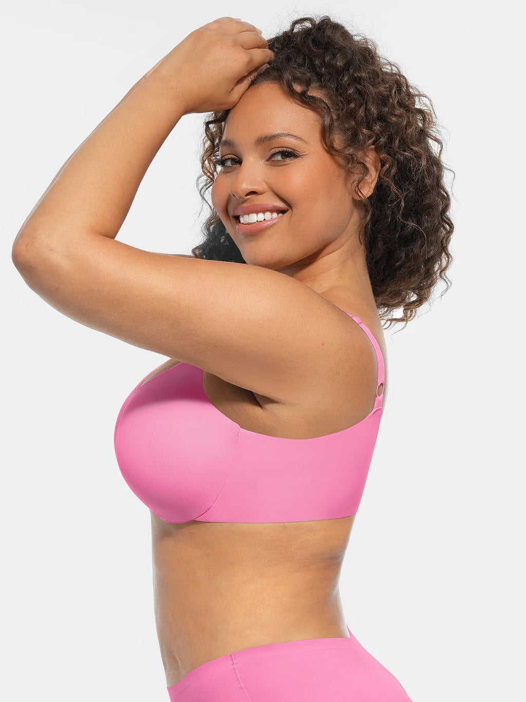 MyCurve Underwire Adjustable Deep V-neck Bra