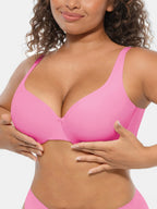 MyCurve Underwire Adjustable Deep V-neck Bra