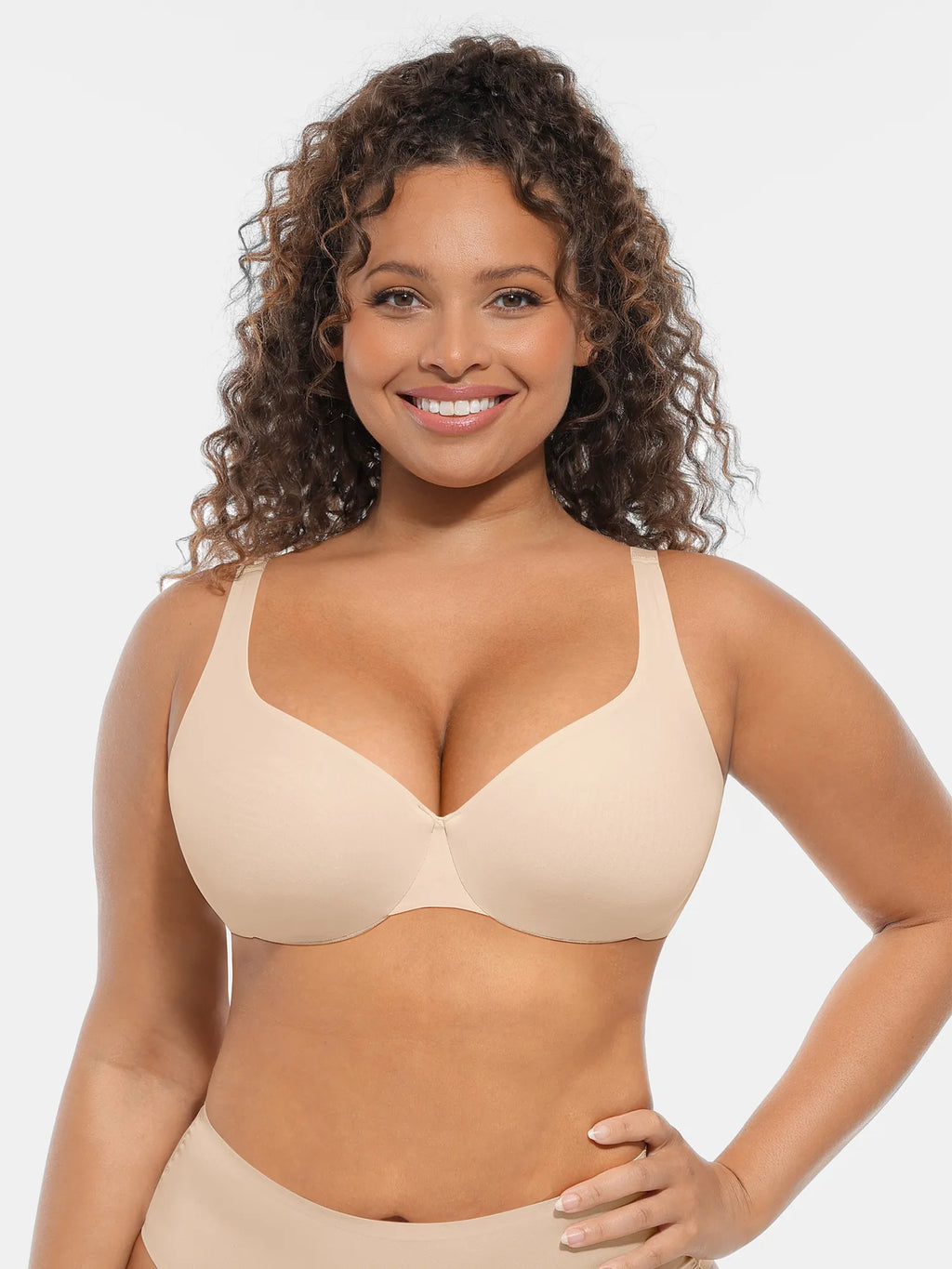 Lot de soutiens-gorge MyCurve à armatures, non rembourrés, décolleté profond en V avec maintien latéral