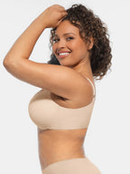 MyCurve Adjustable Deep V-Neck Underwire Bra