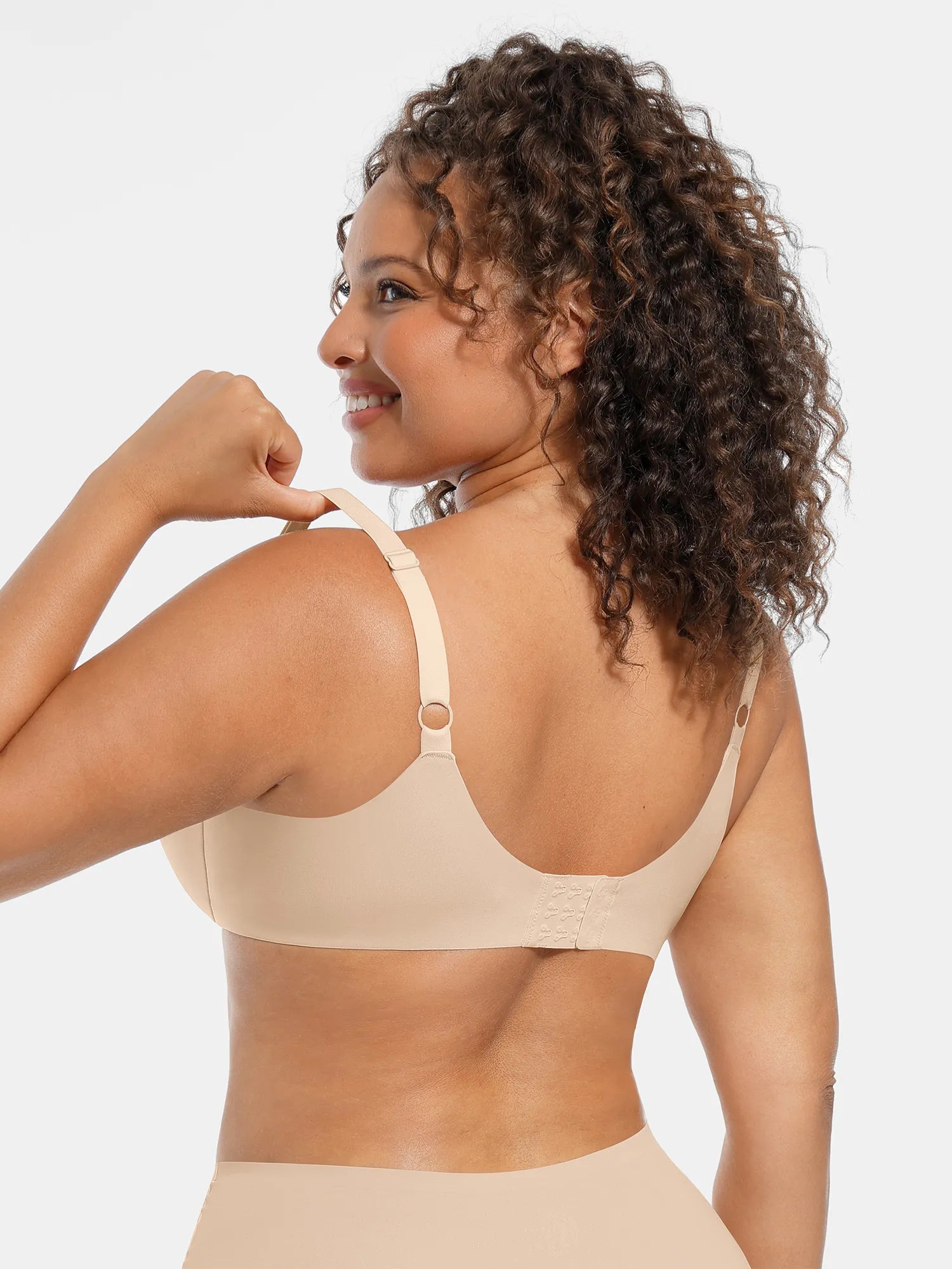 MyCurve Underwire Adjustable Deep V-neck Bra