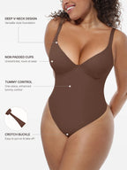 MyCurve Deep V-Neck Shapewear Bodysuit