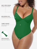 MyCurve Deep V-Neck Shapewear Bodysuit