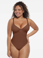 MyCurve Deep V-Neck Shapewear Bodysuit