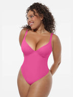 MyCurve Deep V-Neck Shapewear Bodysuit