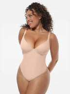 MyCurve Deep V-Neck Shapewear Bodysuit