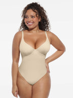 MyCurve Deep V-Neck Shapewear Bodysuit
