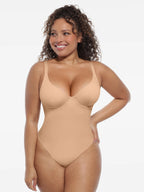 MyCurve Deep V-Neck Shapewear Bodysuit