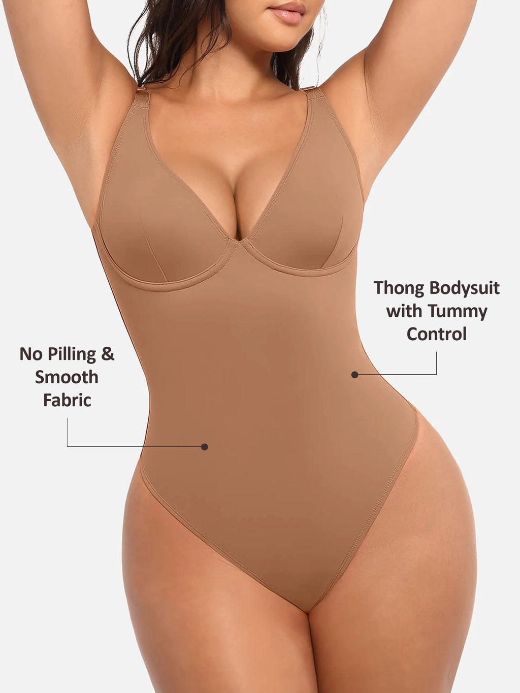 Body tanga MyCurve con control de abdomen
