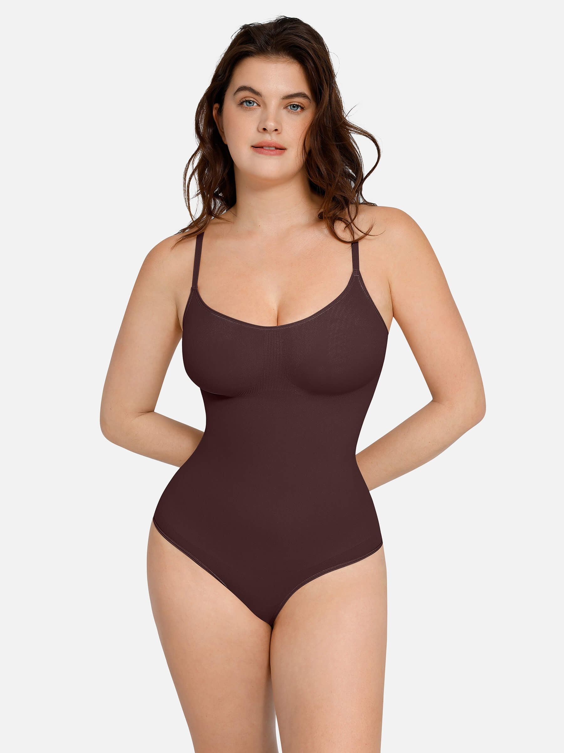 MyCurve Everyday Wear Seamless Thong Bodysuit