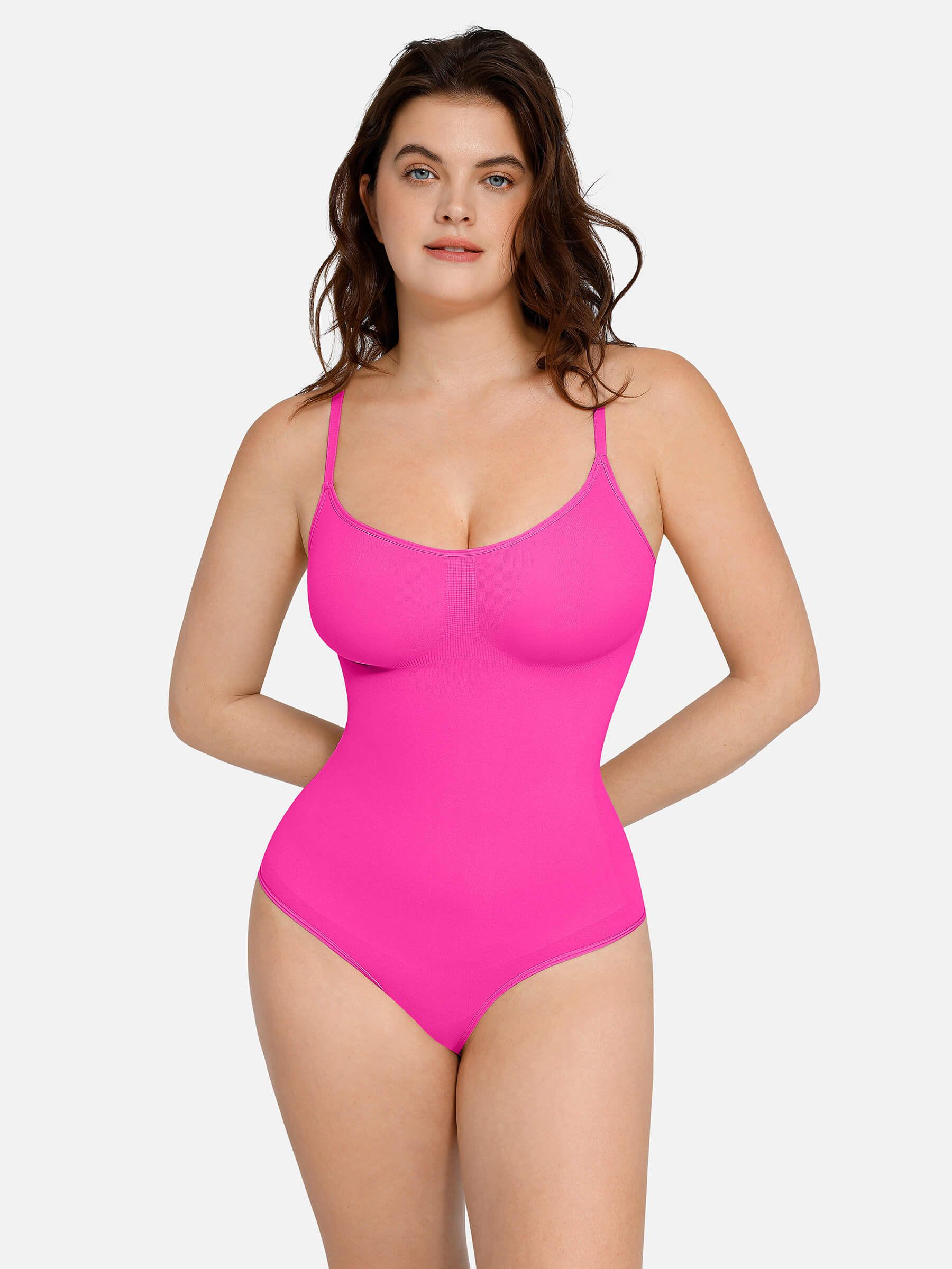 MyCurve Everyday Wear Seamless Thong Bodysuit