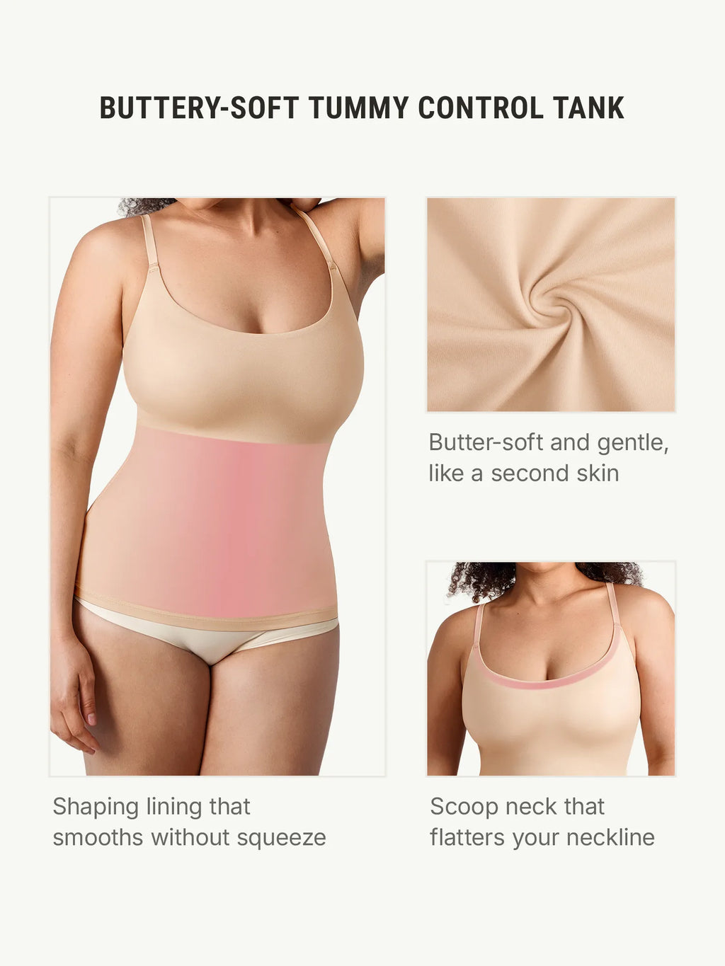 MyCurve FeelSoft™ Light Smoothing Scoop-Neck Top