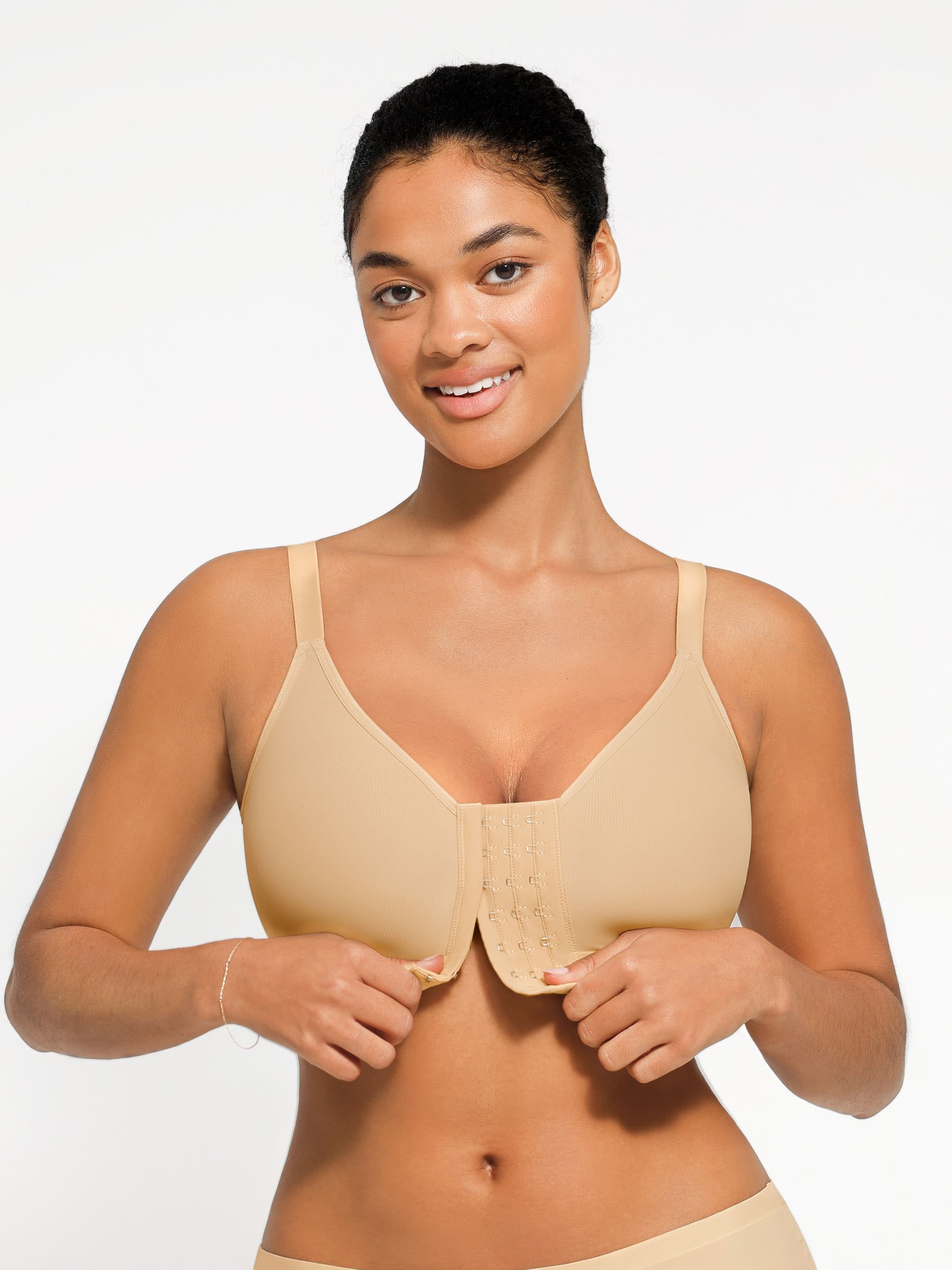 Soutien-gorge MyCurve couvrant avec fermeture frontale, spécial post-opération
