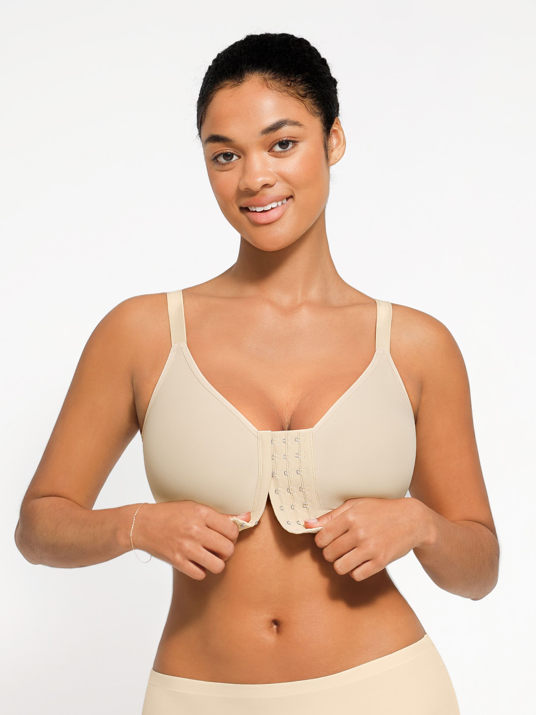 Soutien-gorge MyCurve couvrant avec fermeture frontale, spécial post-opération