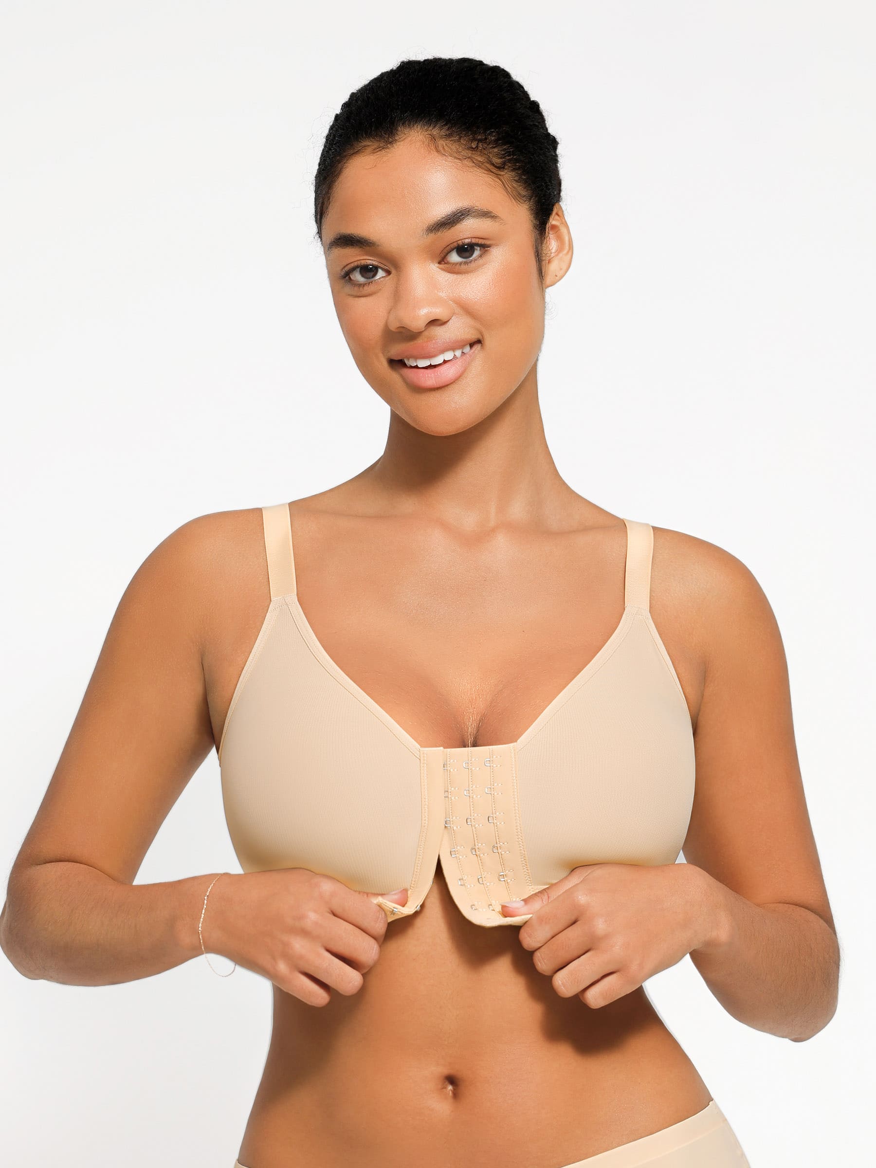 Soutien-gorge MyCurve couvrant avec fermeture frontale, spécial post-opération