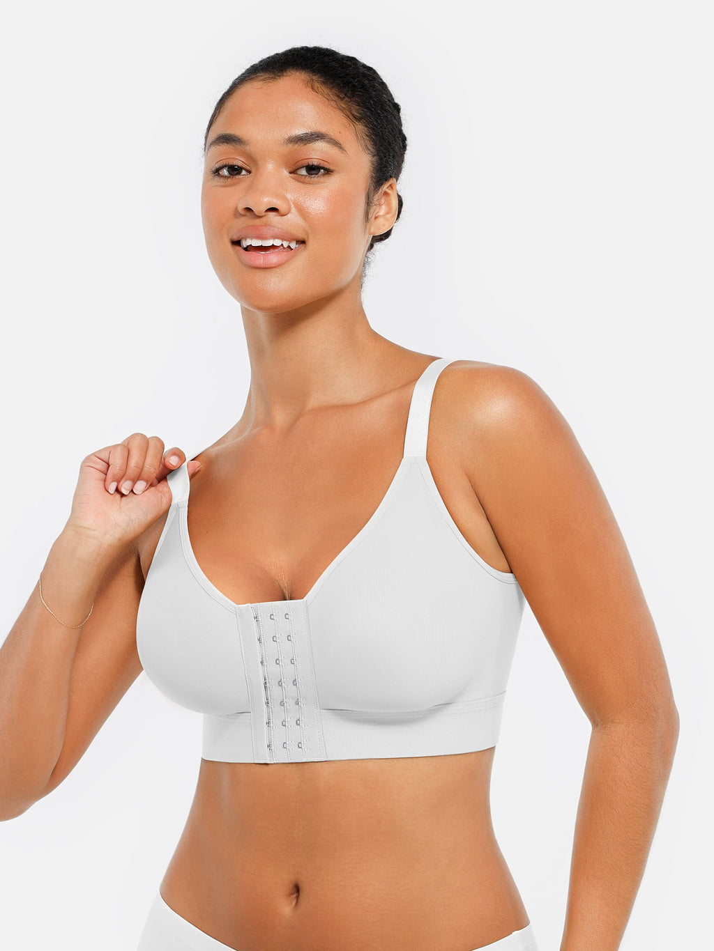 Soutien-gorge MyCurve couvrant avec fermeture frontale, spécial post-opération