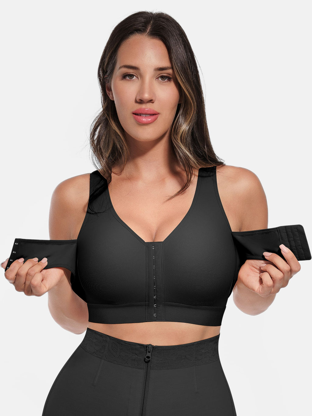 MyCurve Post-Surgical Full Coverage Bra With Support Band