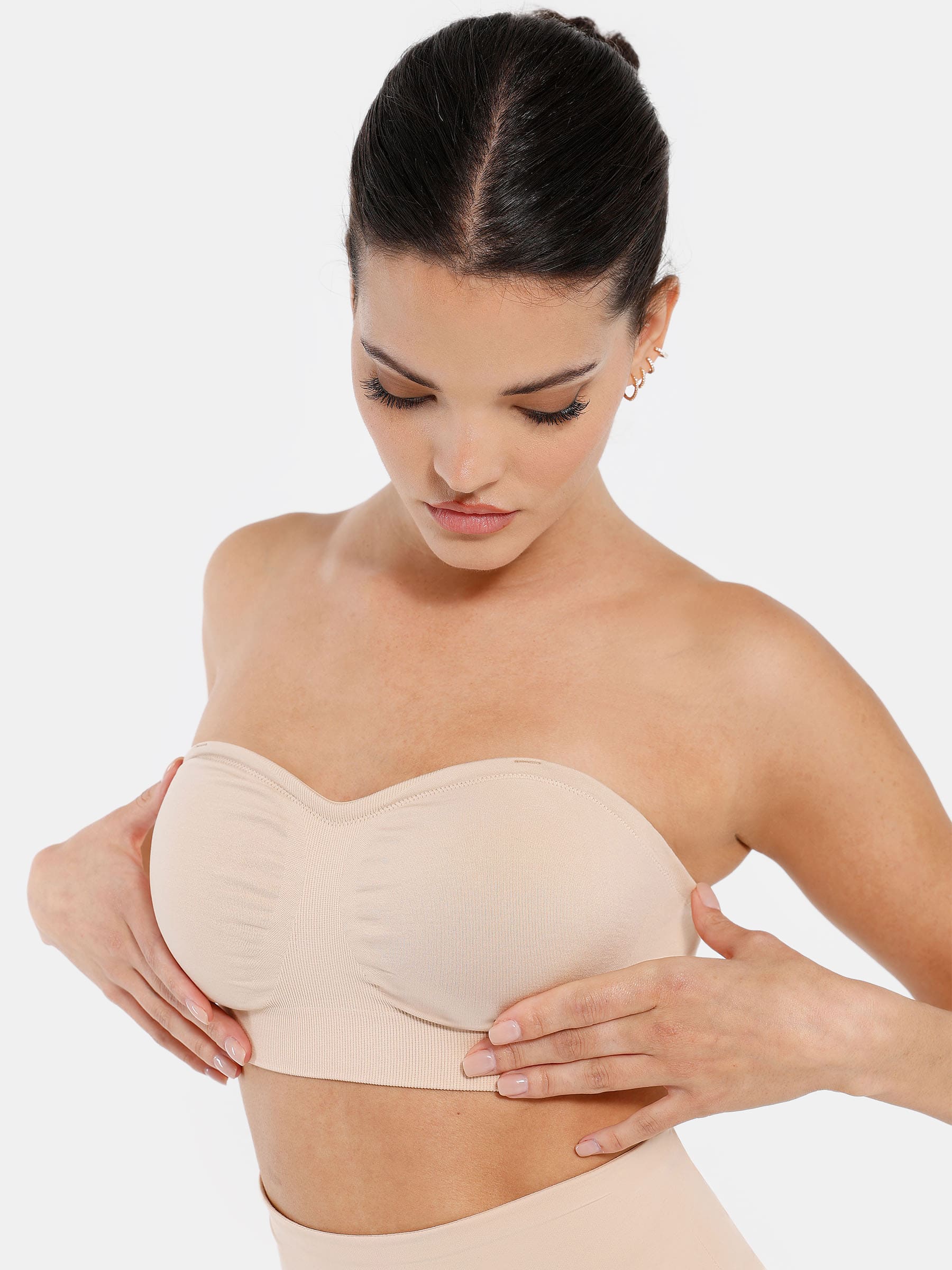 MyCurve Seamless Anti-Slip Bandeau Bra