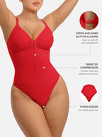 MyCurve  Seamless Shaping Tummy Control Zipper Bodysuit