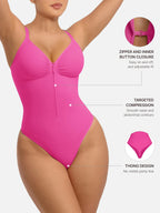 MyCurve  Seamless Shaping Tummy Control Zipper Bodysuit