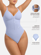 Body moldeador con cremallera y control de abdomen MyCurve sin costuras