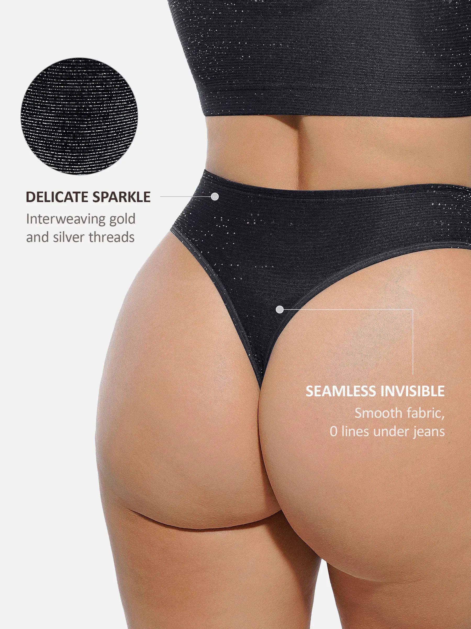 MyCurve Seamless Shimmer Low-Rise Thong