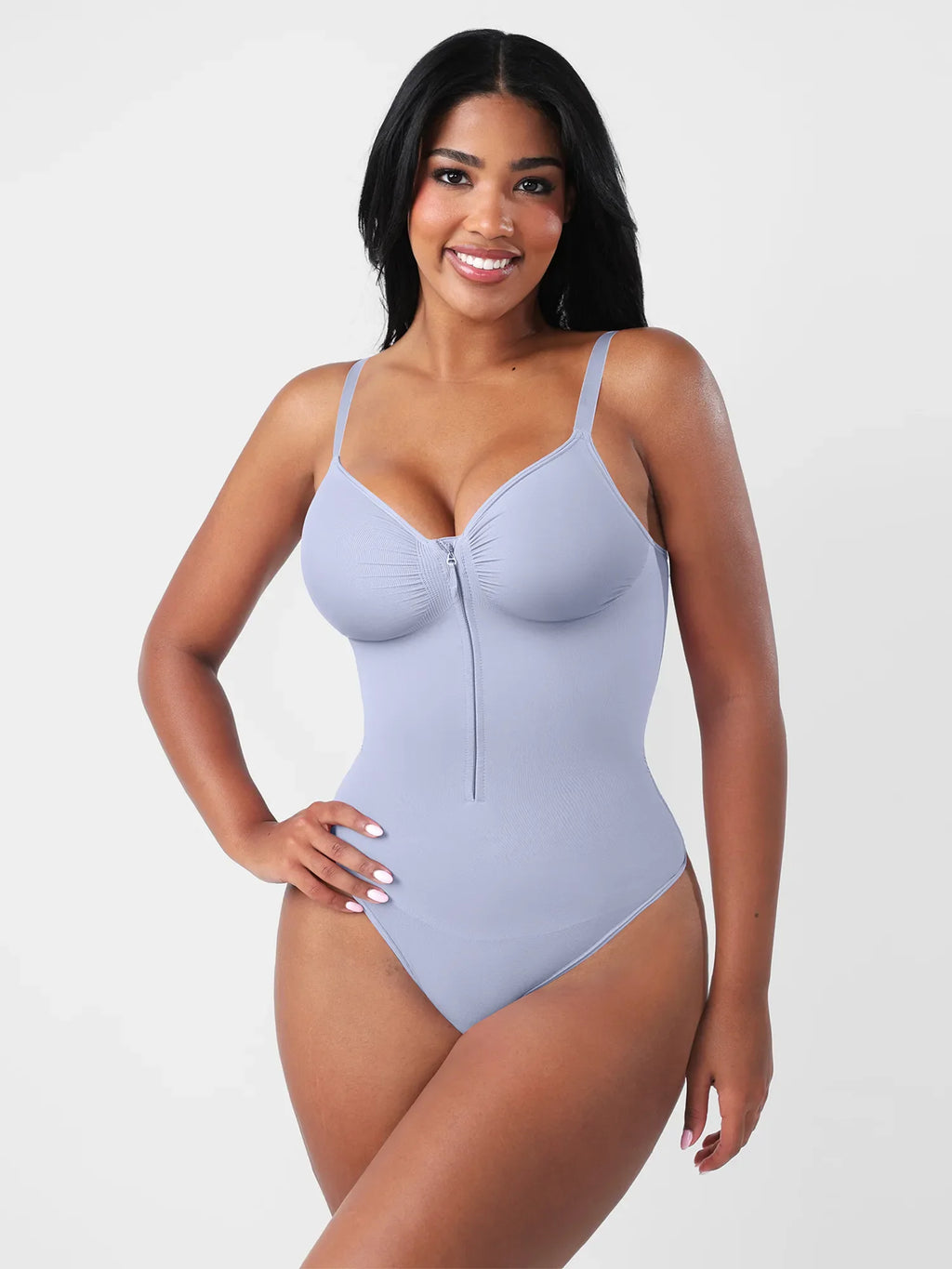 MyCurve Seamless Tummy Control Zipper Bodysuit