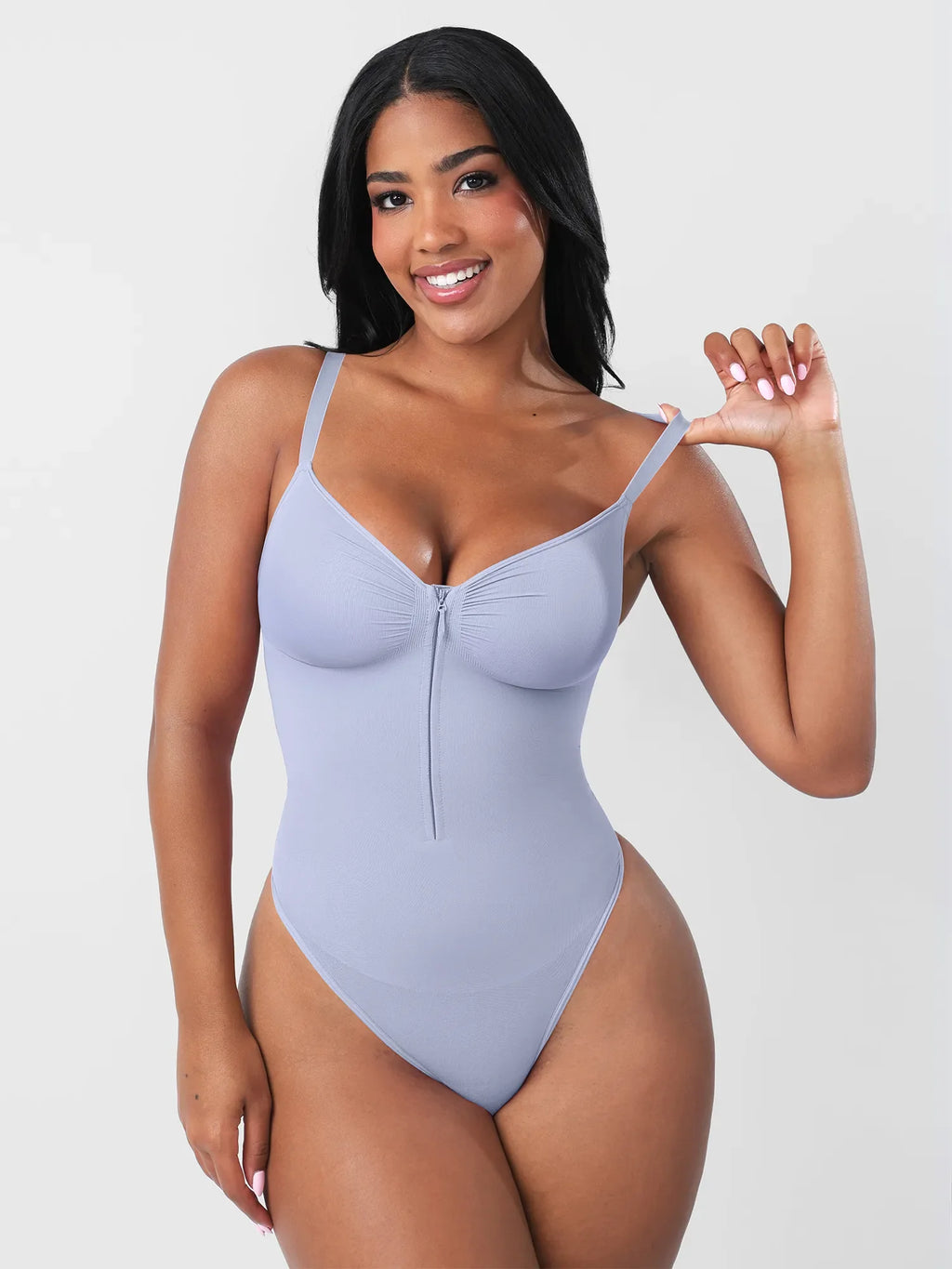 MyCurve Seamless Tummy Control Zipper Bodysuit