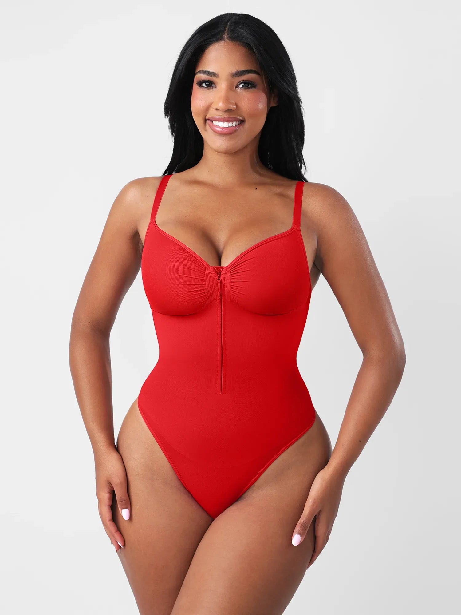 MyCurve Seamless Tummy Control Zipper Bodysuit