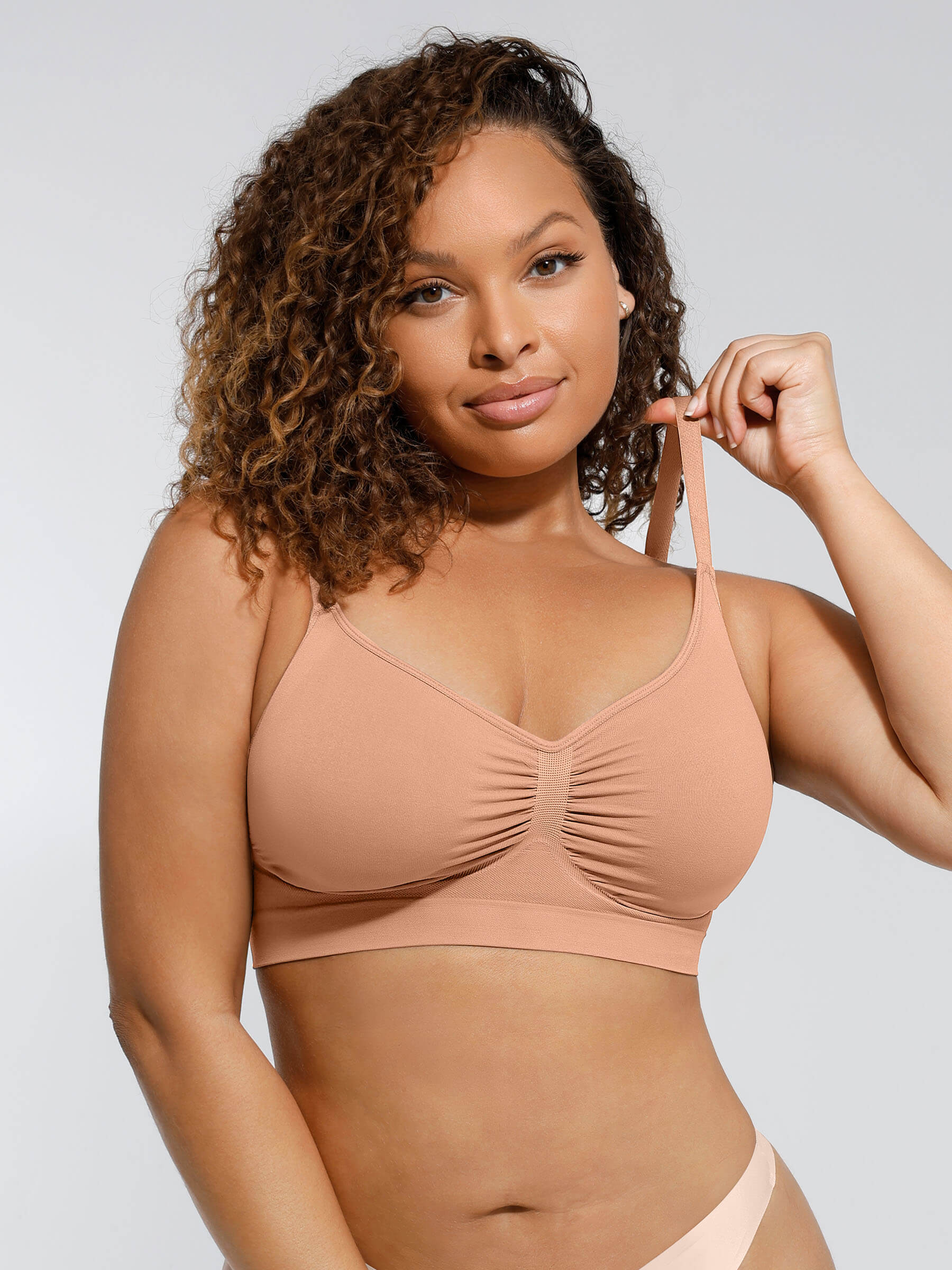 MyCurve Ultra-Soft Wireless Bra Seamless All-Day Wear