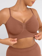 Ensemble MyCurve soutien-gorge sans armatures & culotte gainante taille haute sans coutures