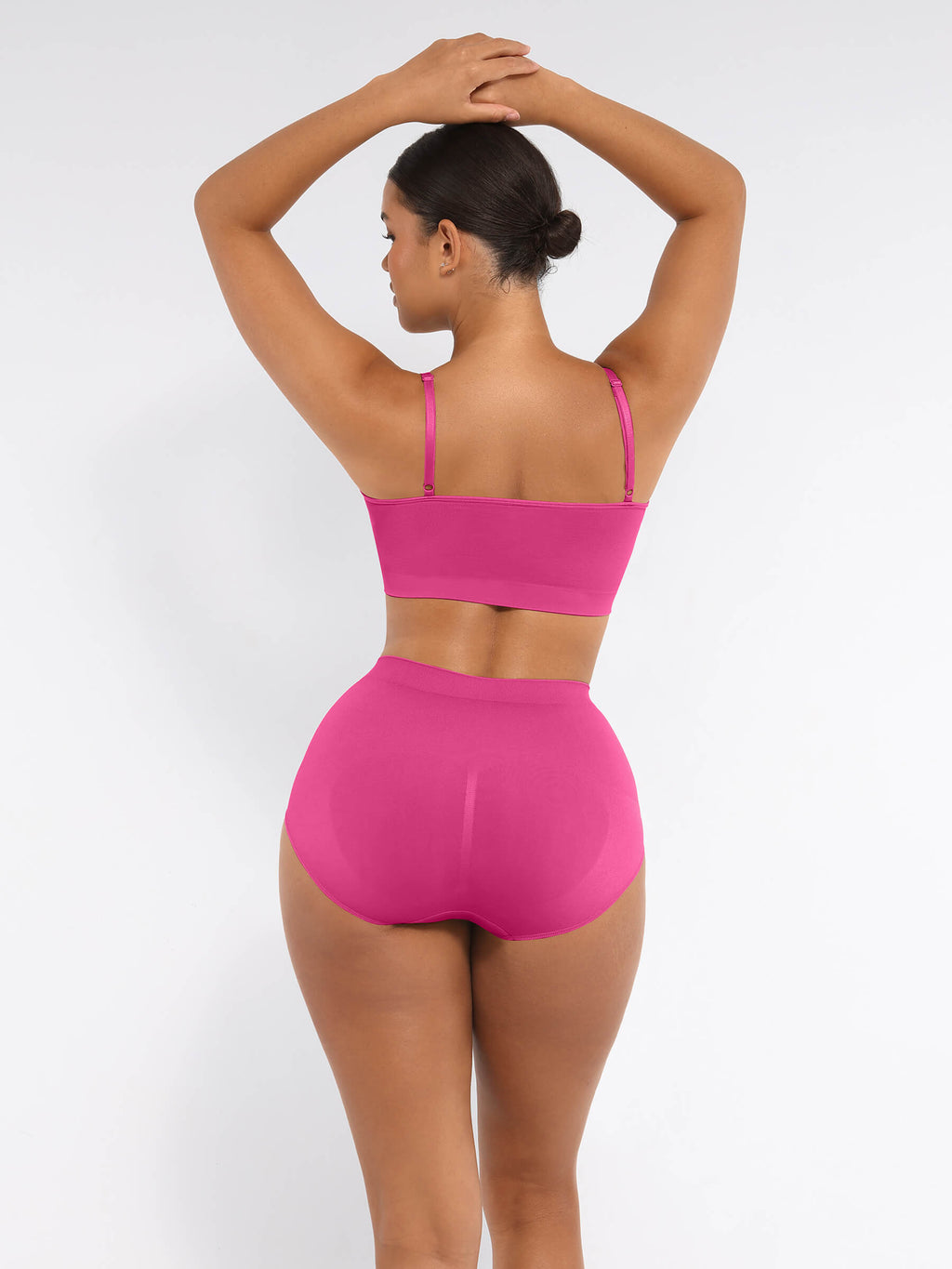 Ensemble MyCurve soutien-gorge sans armatures & culotte gainante taille haute sans coutures