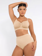 Ensemble MyCurve soutien-gorge sans armatures & culotte gainante taille haute sans coutures