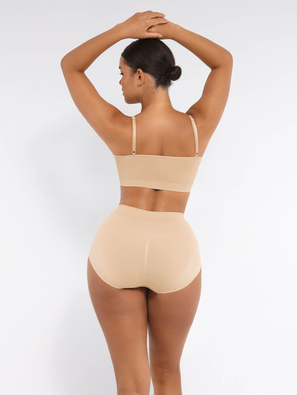 Ensemble MyCurve soutien-gorge sans armatures & culotte gainante taille haute sans coutures