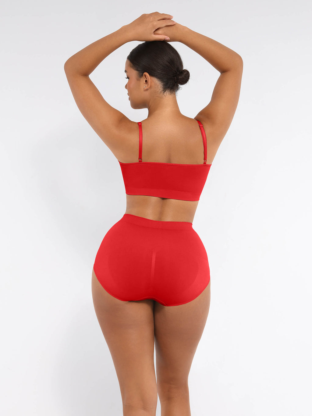 Ensemble MyCurve soutien-gorge sans armatures & culotte gainante taille haute sans coutures