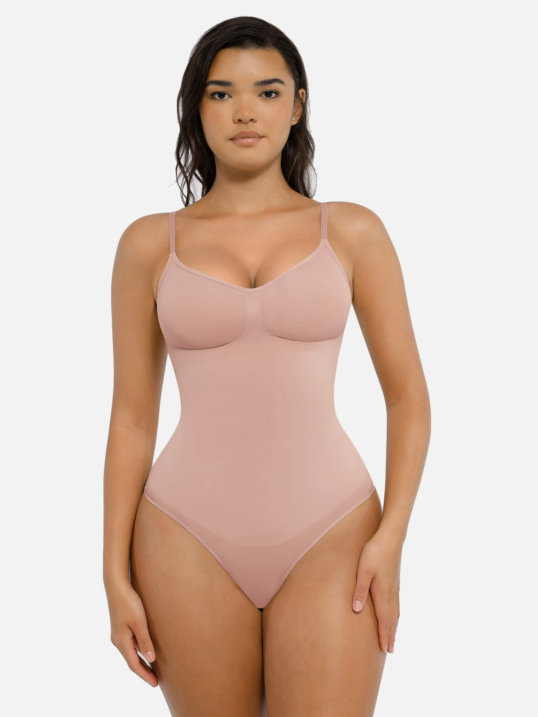 MyCurve Tummy Control Seamless Thong Bodysuit
