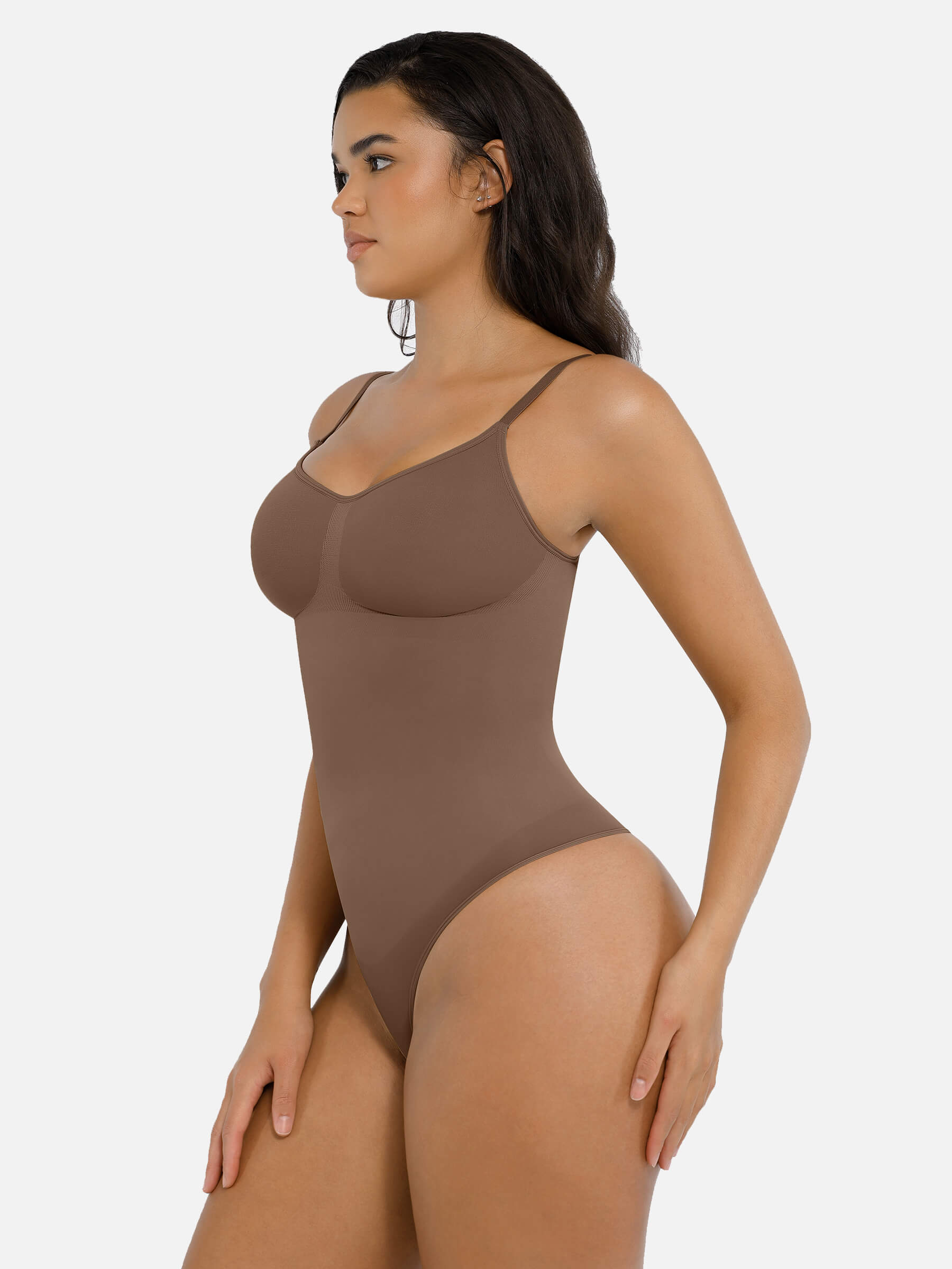 MyCurve Tummy Control Seamless Thong Bodysuit
