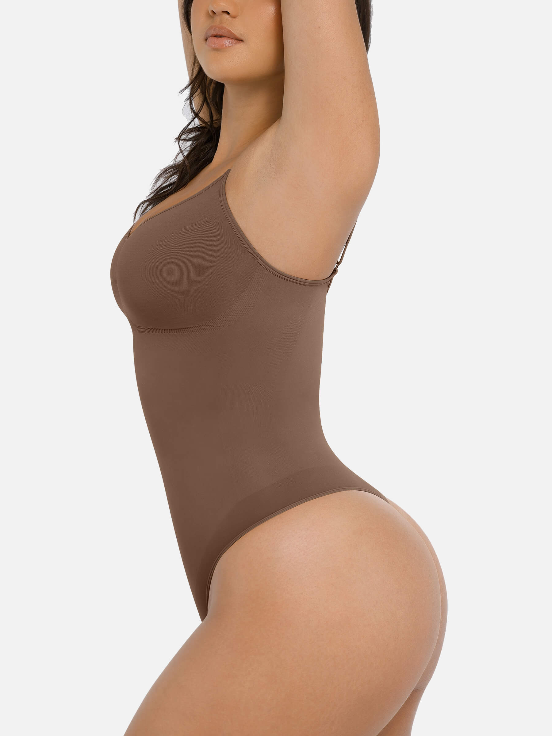 MyCurve Tummy Control Seamless Thong Bodysuit