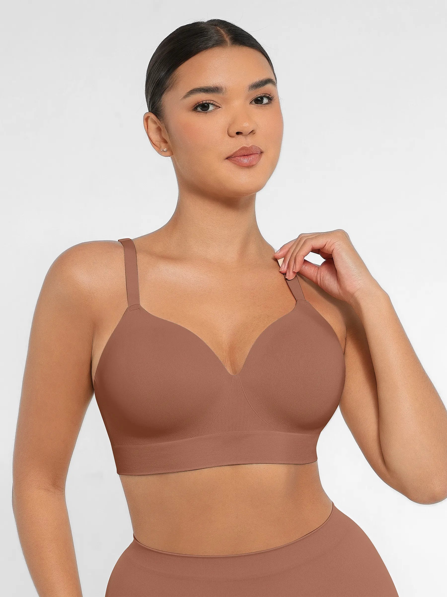 MyCurve Wireless Push-Up Seamless Comfort Full Coverage Bra