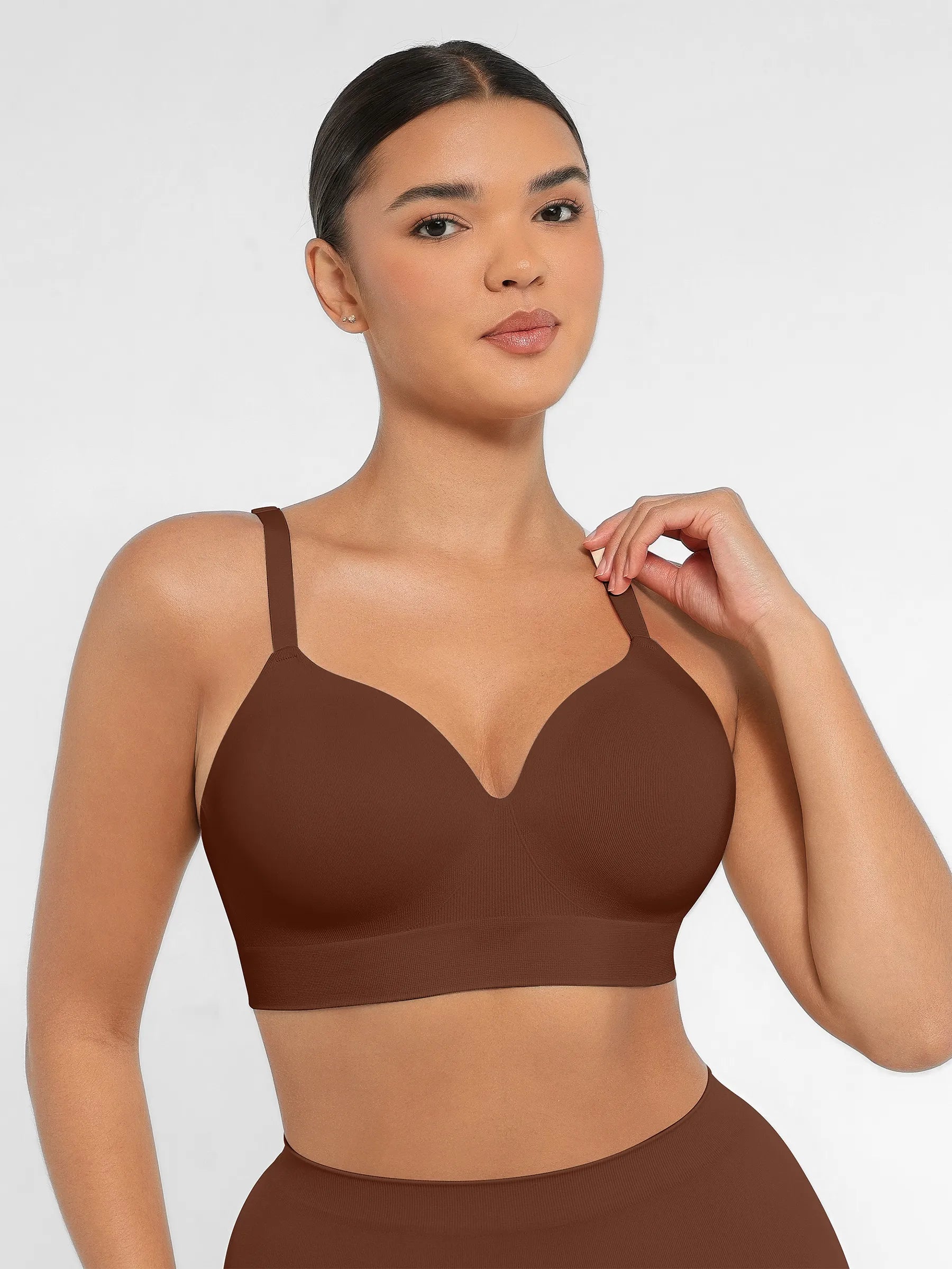 MyCurve Wireless Push-Up Seamless Comfort Full Coverage Bra