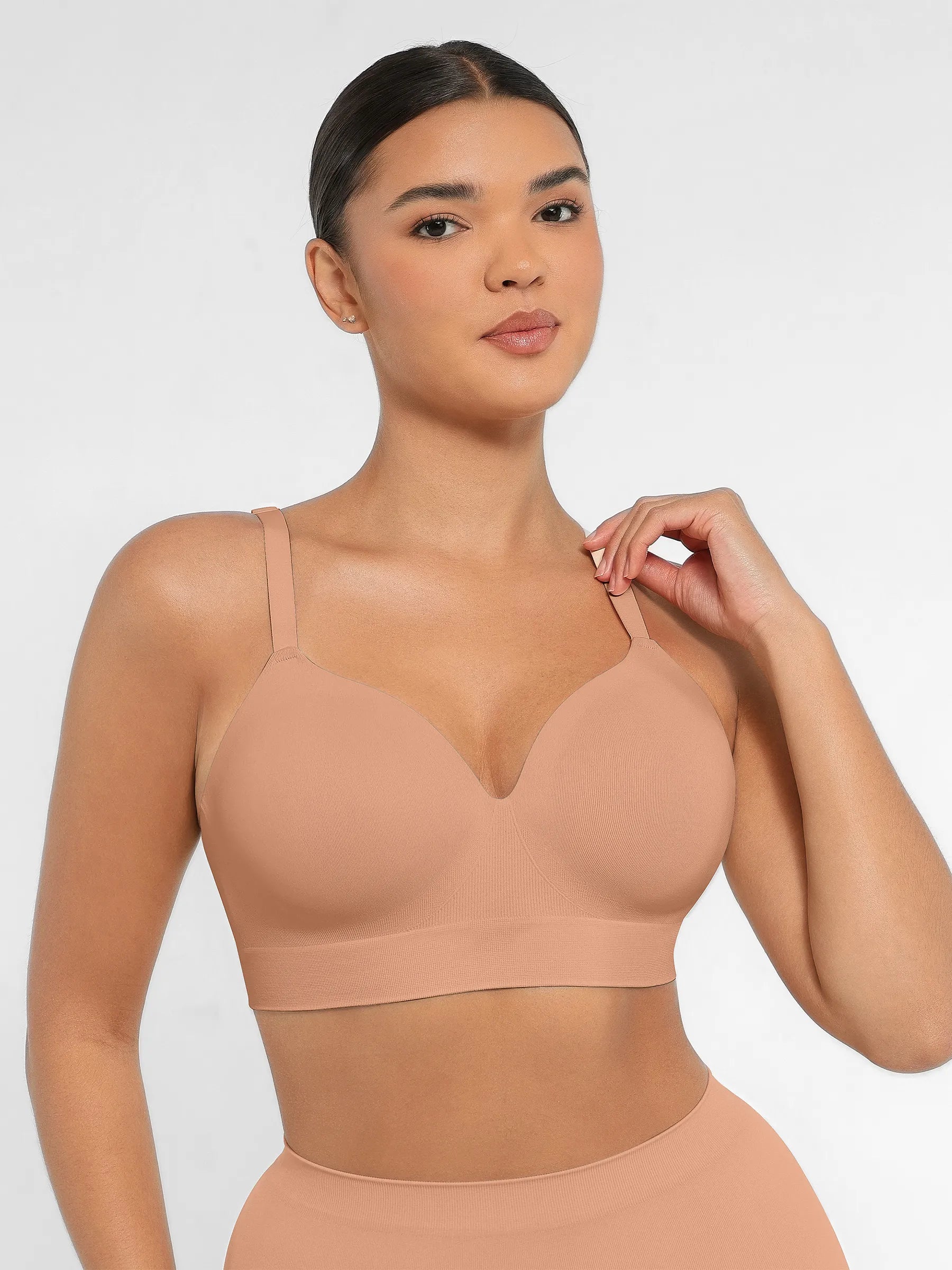 MyCurve Wireless Push-Up Seamless Comfort Full Coverage Bra