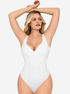 Body de cuerpo entero con tirantes anchos y escote en V MyCurve