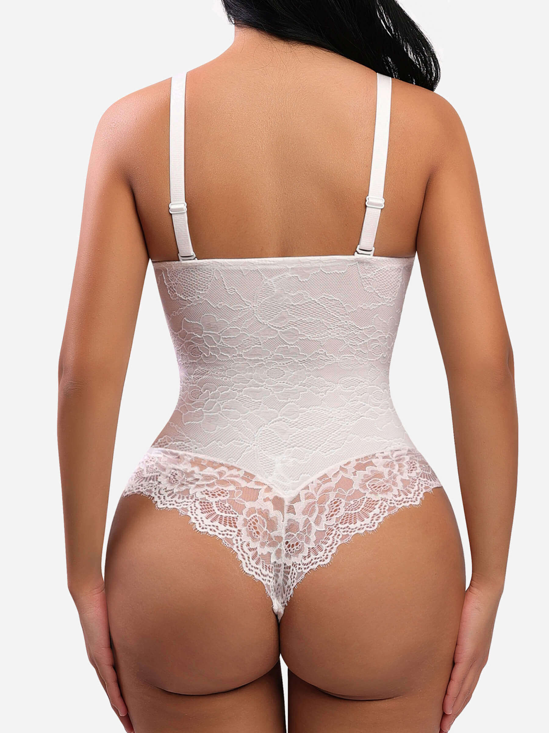 MyCurve Low-back Ultra-versatile Lace Bodysuit