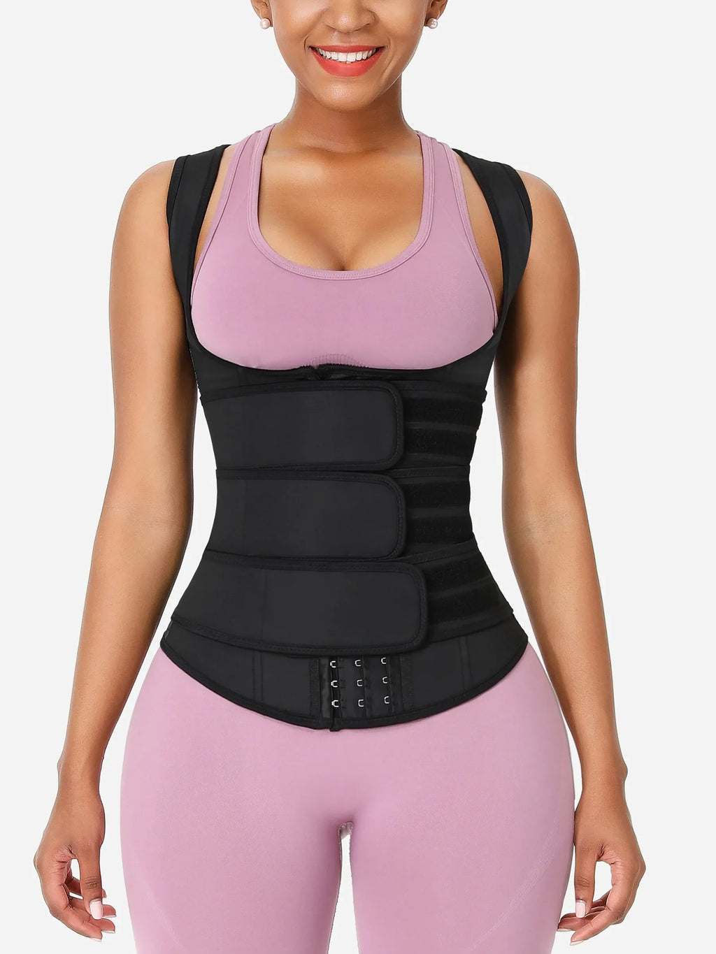 Faja deportiva MyCurve con triple cinturón de goma