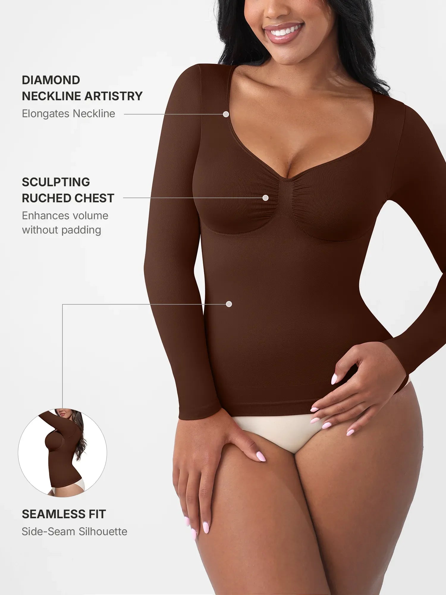 MyCurve Everyday Seamless Long Sleeve Shaper