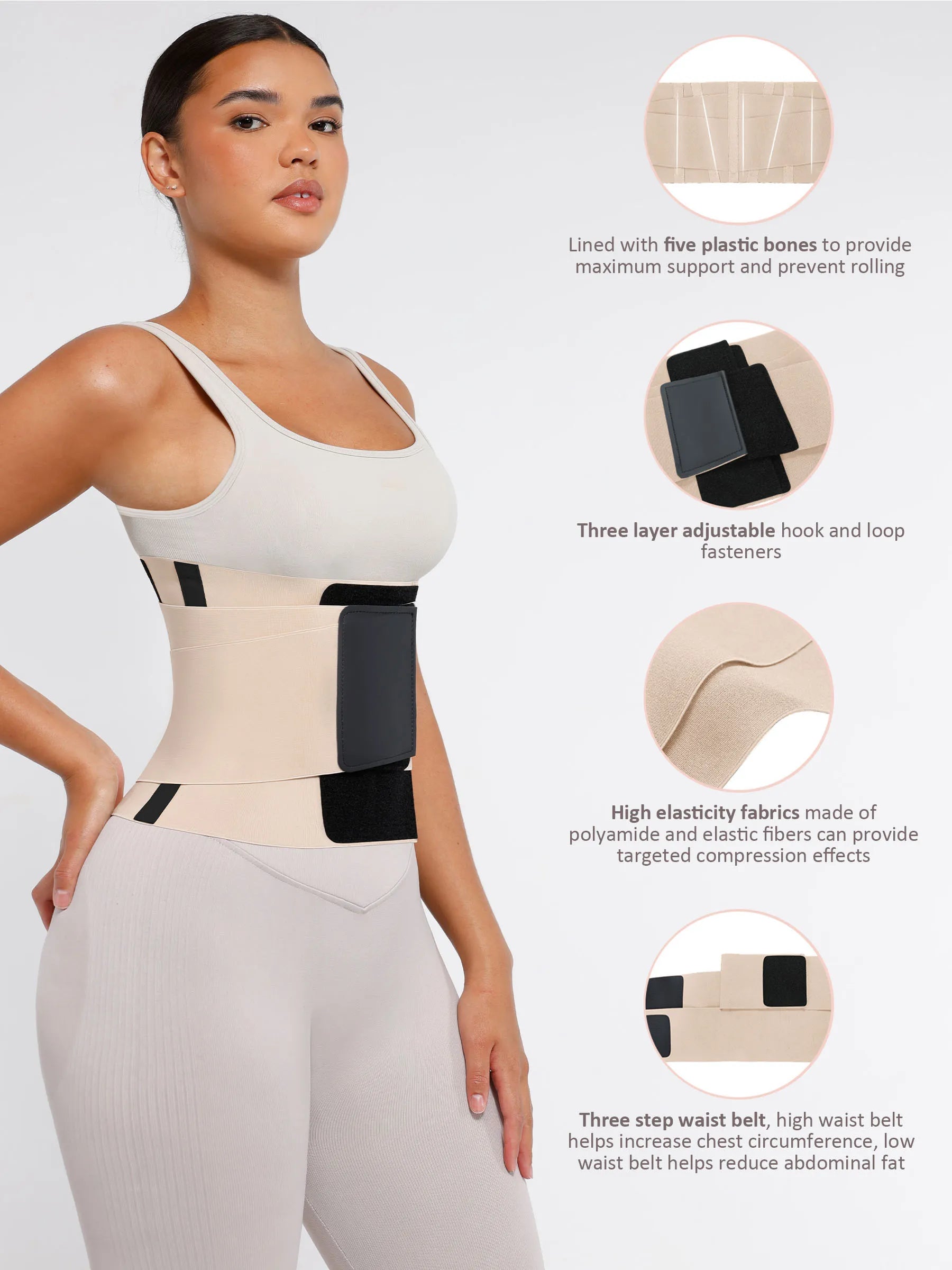 Ceinture gainante MyCurve Triple Wrap Tummy Control