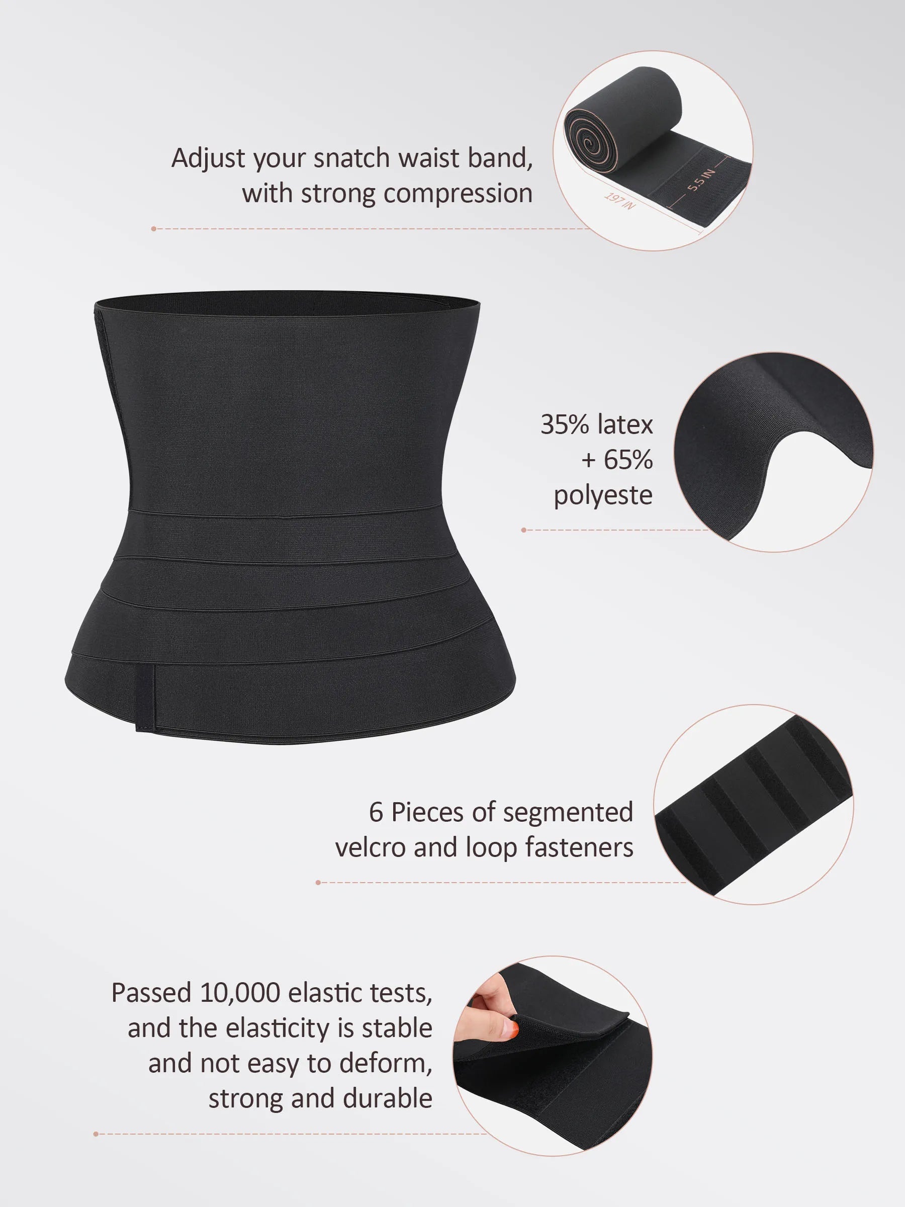 Faja moldeadora de cintura MyCurve Tummy Wrap